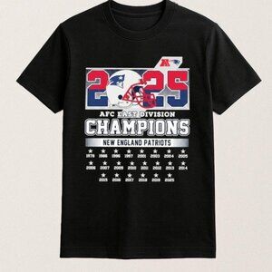 New England Patriots 2025 Champions Shirt Afc East Division